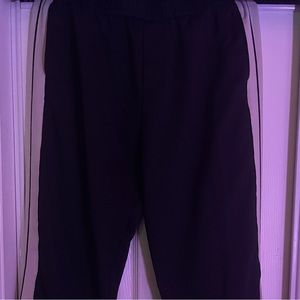 Stripped sweatpants / XL / Black
